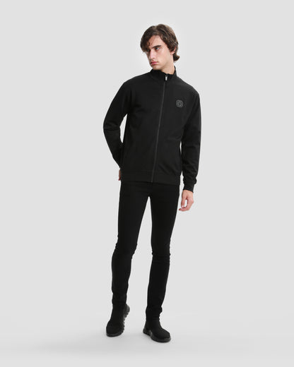 Printed Back Zip Tracksuit Jacket
