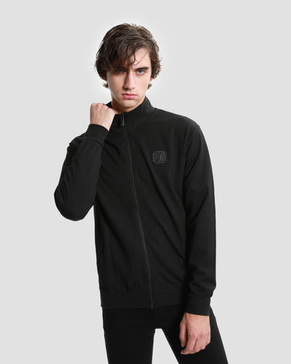 Printed Back Zip Tracksuit Jacket