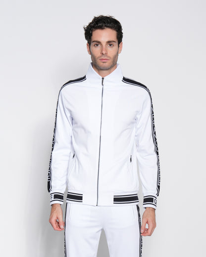 Contrast Logo Taping Tracksuit Jacket