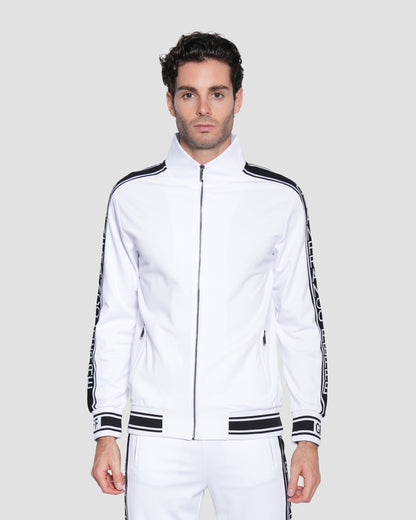 Contrast Logo Taping Tracksuit Jacket