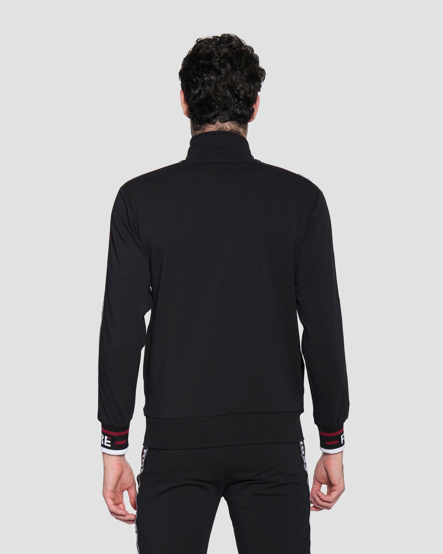Contrast Logo Taping Tracksuit Jacket