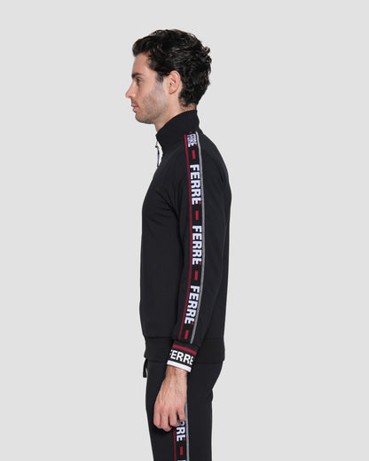 Contrast Logo Taping Tracksuit Jacket