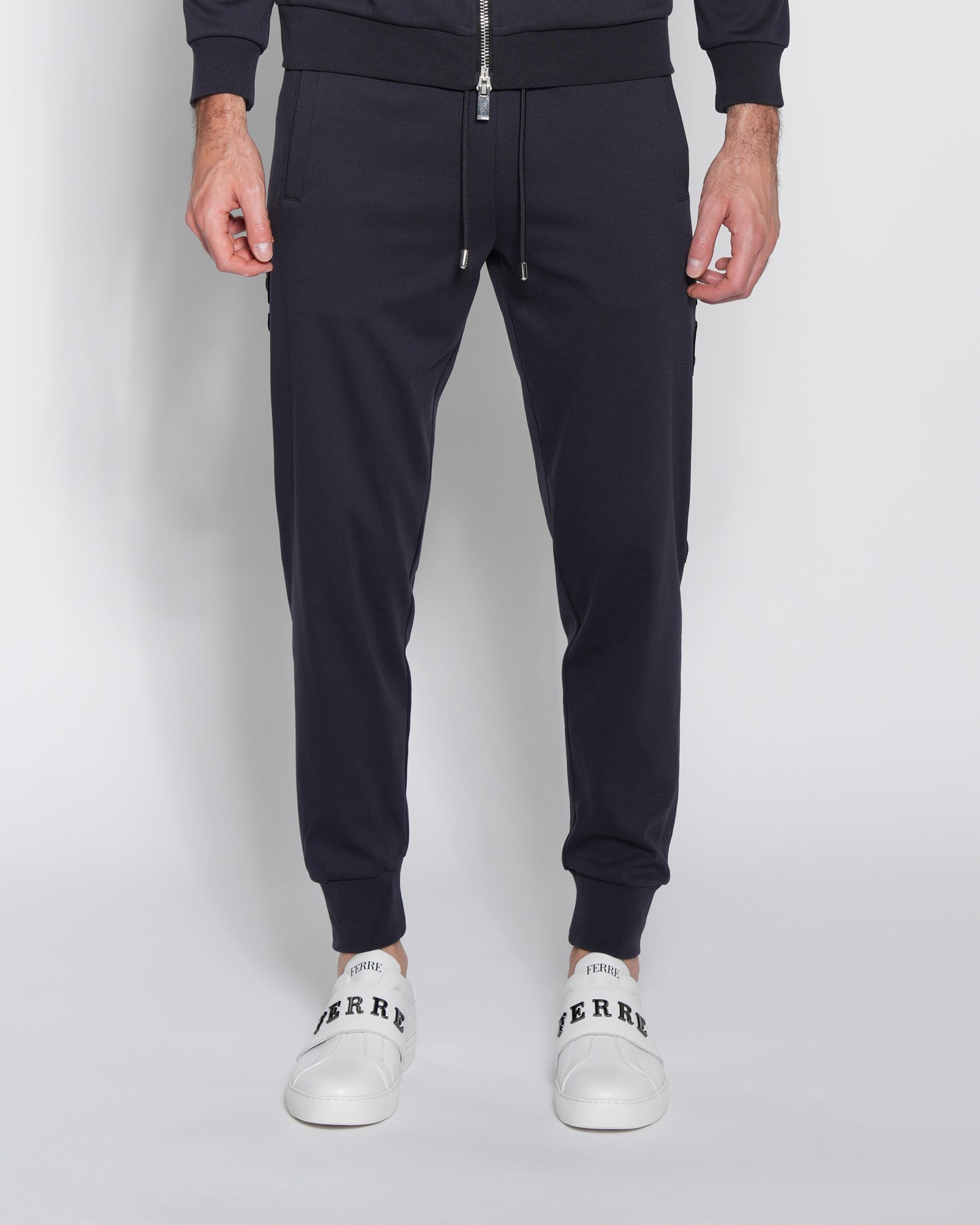 Embroidered Track Pants