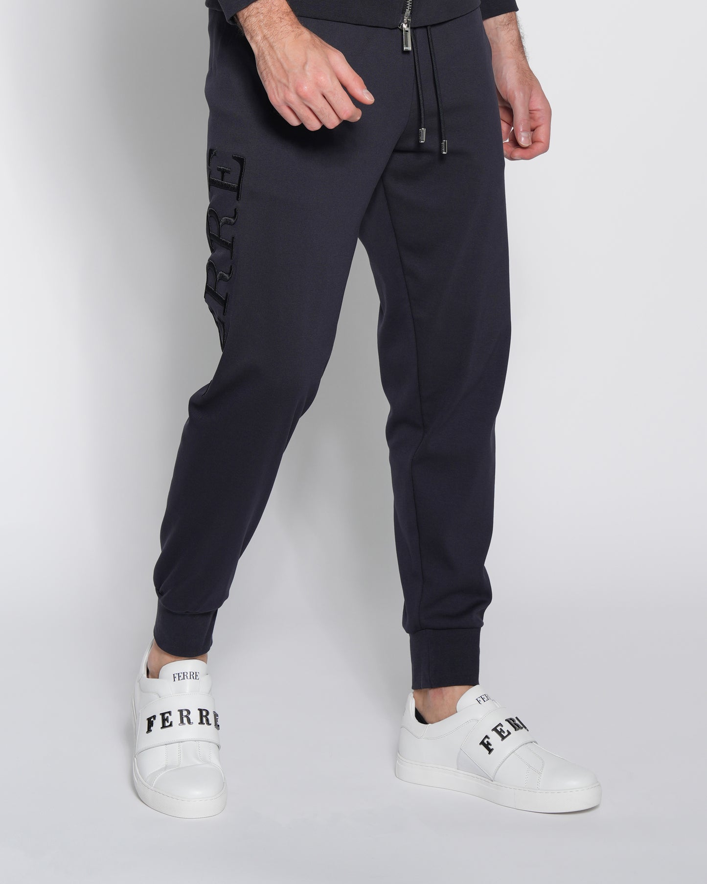 Embroidered Track Pants