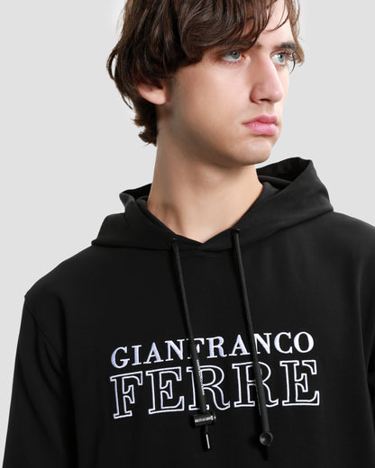 Brand Embroidered Hoodie