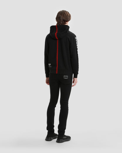 Two-tone Stitched Hoodie