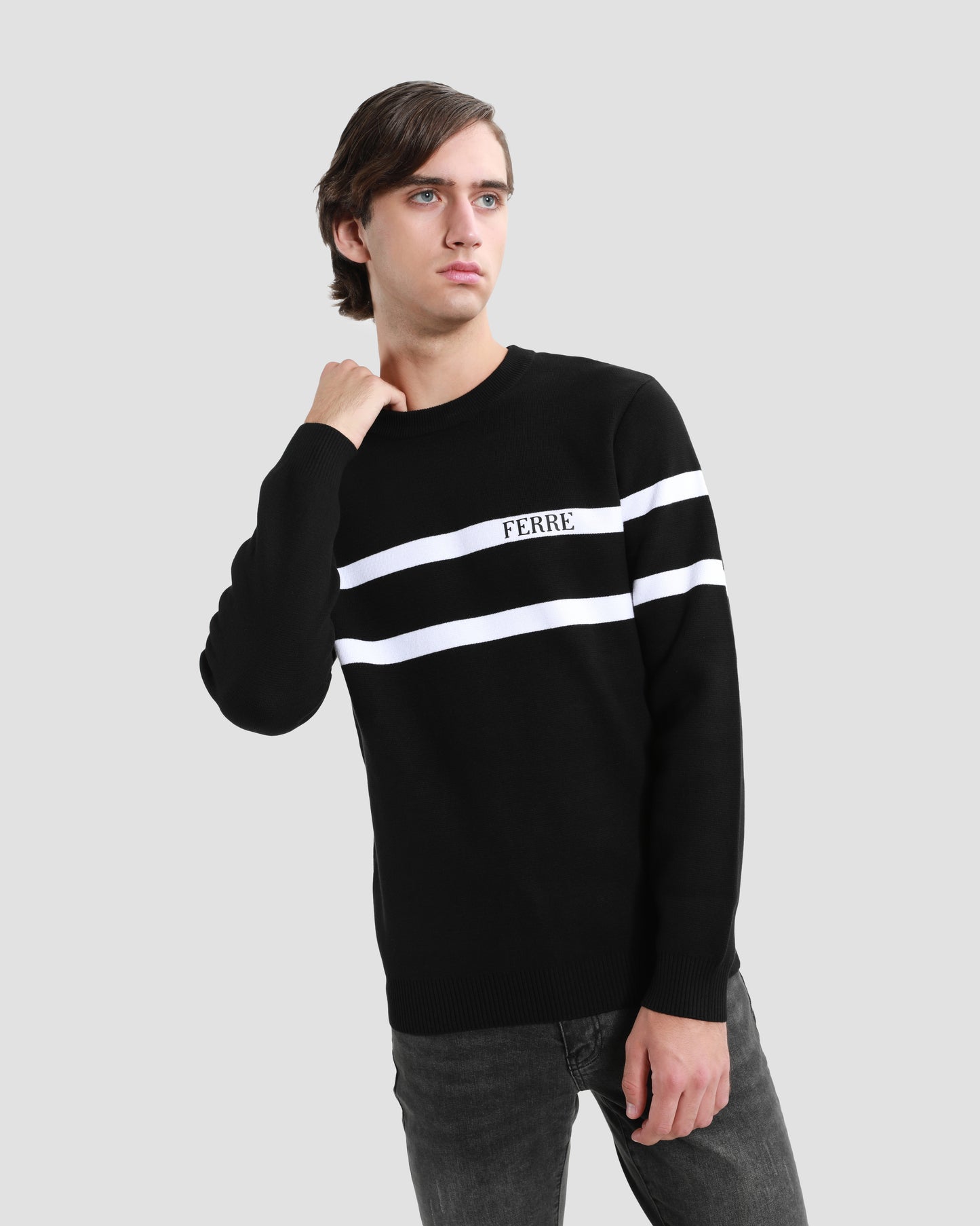 Two-Striped Sweater