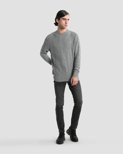 Ferre All-over Knitted Sweater