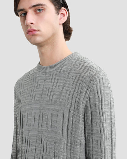 Ferre All-over Knitted Sweater