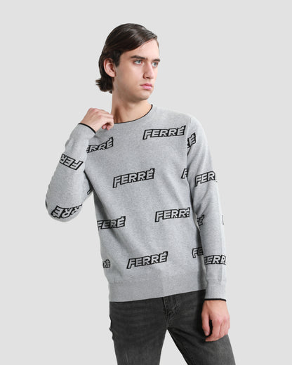 All-over Branding Sweater