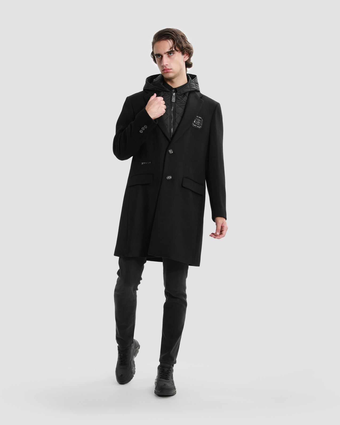 Detachable Hooded Coat