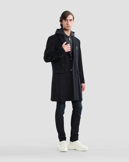 Detachable Hooded Coat