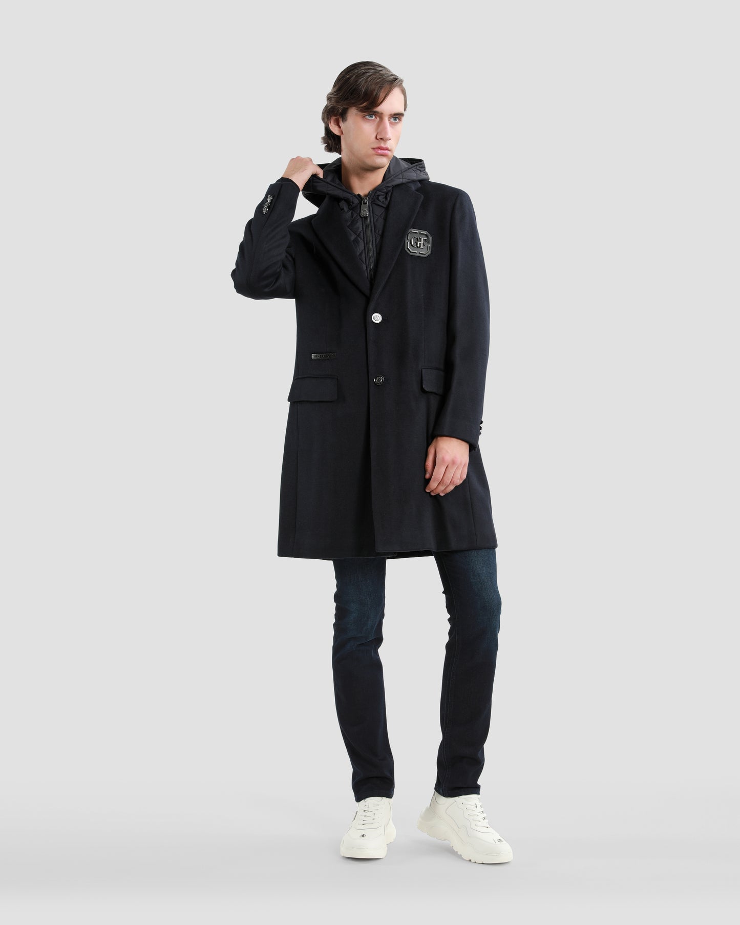 Detachable Hooded Coat