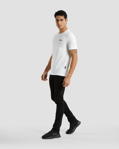 Script Brand Chest T-Shirt