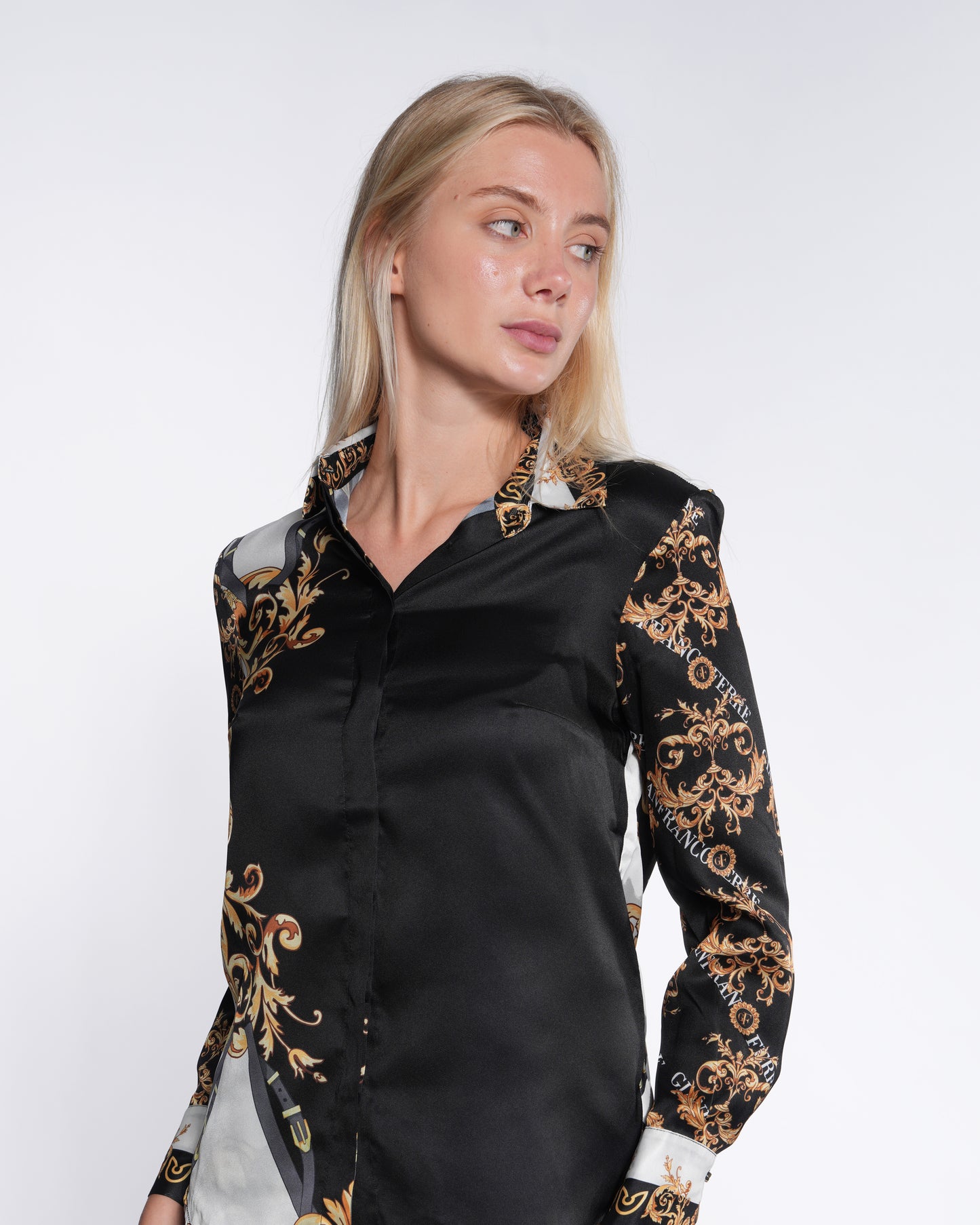 Contrasted Baroque Shirt