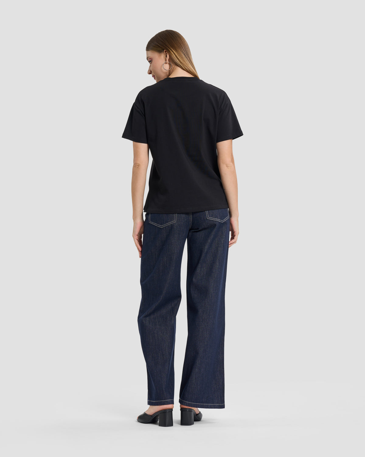 Emerald Lace Appliqué "FERRE" T-Shirt