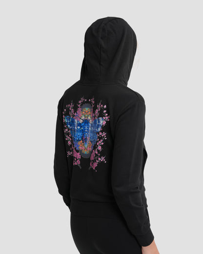 Graphic Print Zip-Up Tracksuit Set