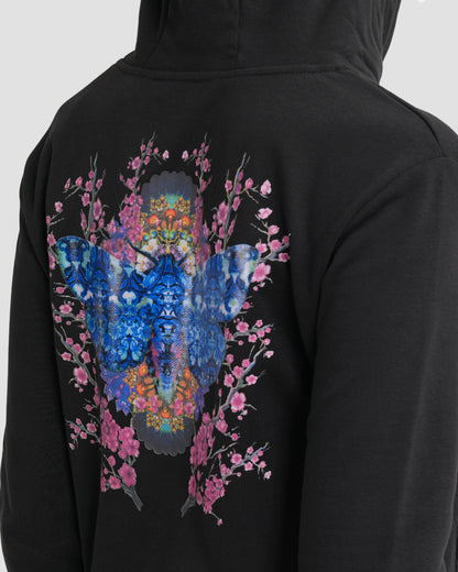 Graphic Print Zip-Up Tracksuit Set