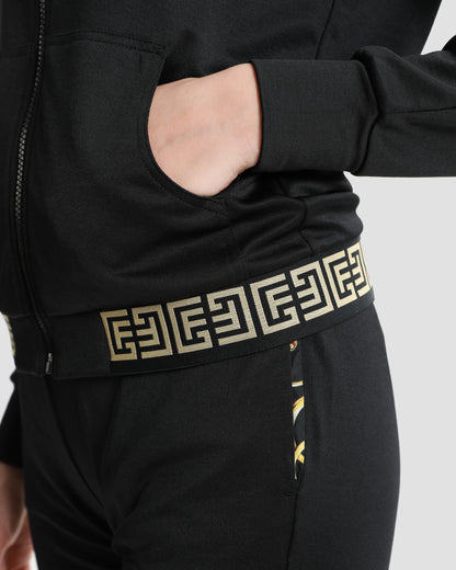 Velvet Tracksuit Hoodie set