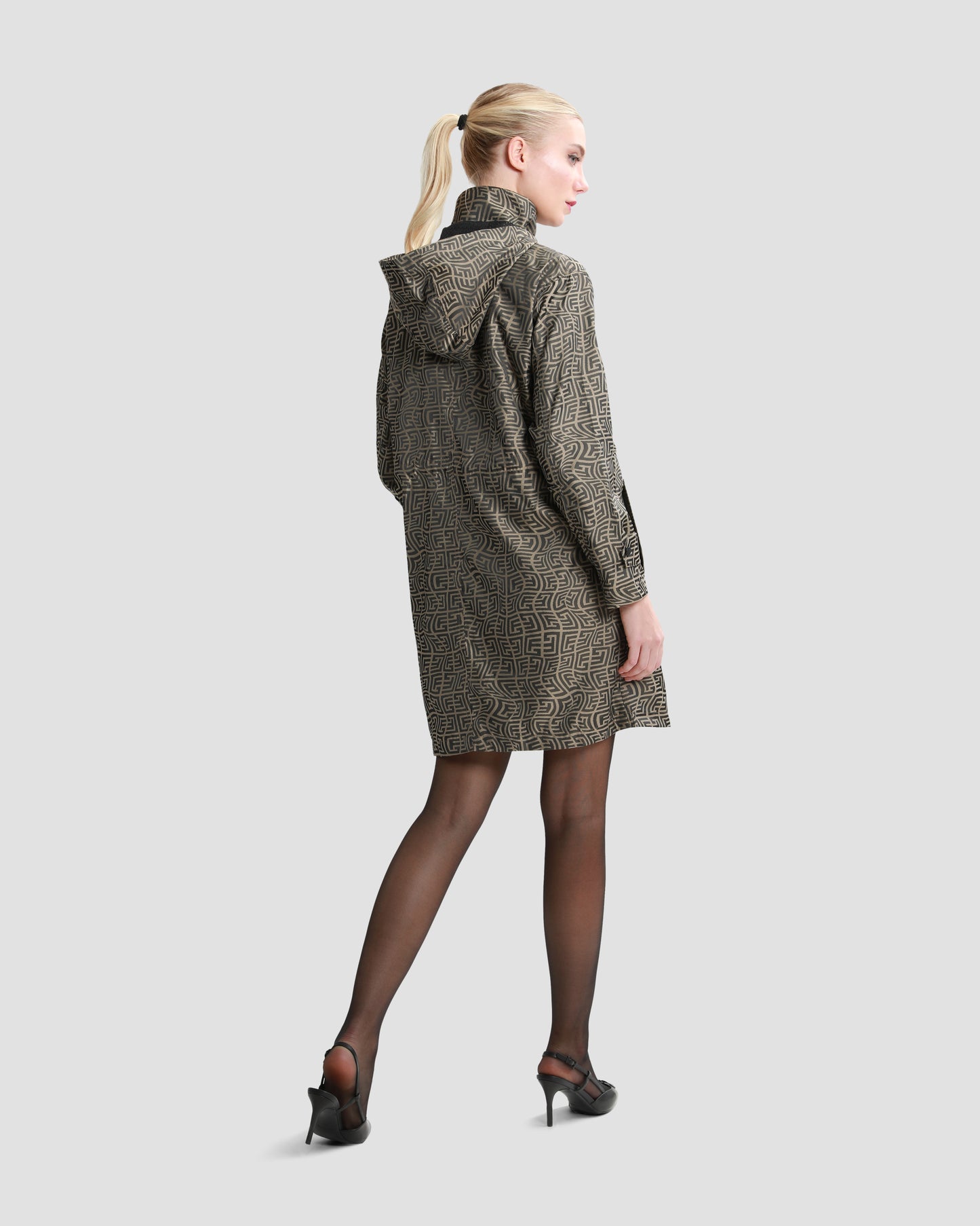 Monogram Hooded Raincoat