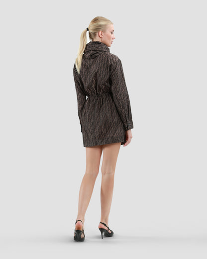 Monochrome Monogram Raincoat