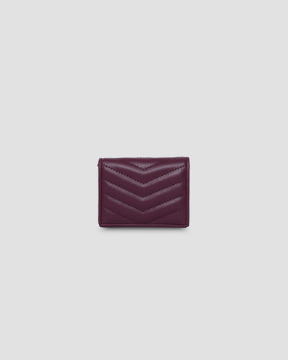 Quilted Mini Wallet with GF Charm