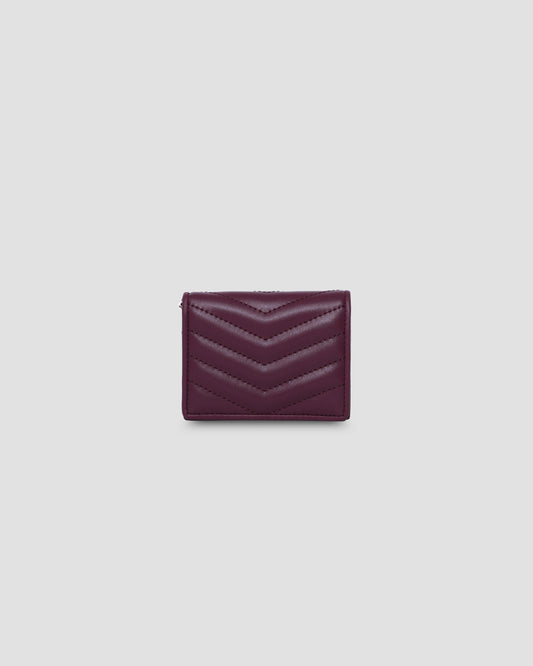 Quilted Mini Wallet with GF Charm