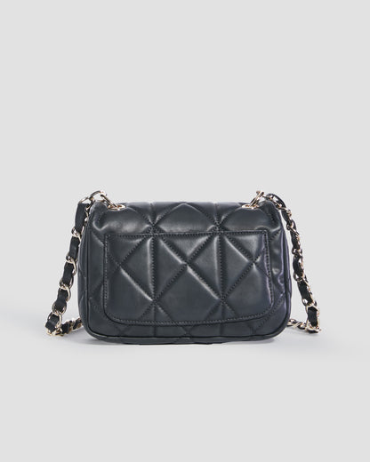 Padded Diamond Quilted Crossbody Bag