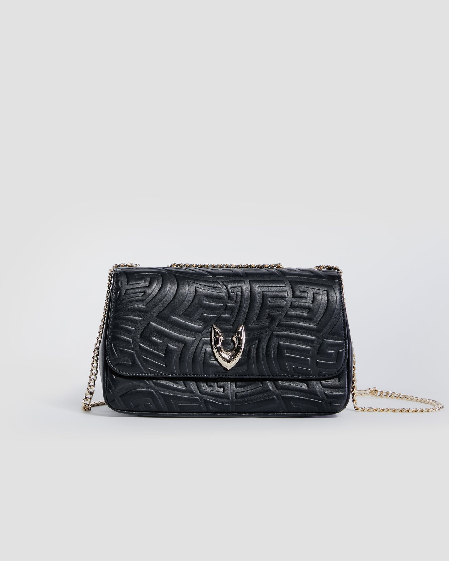 Embossed Convertible Crossbody Bag