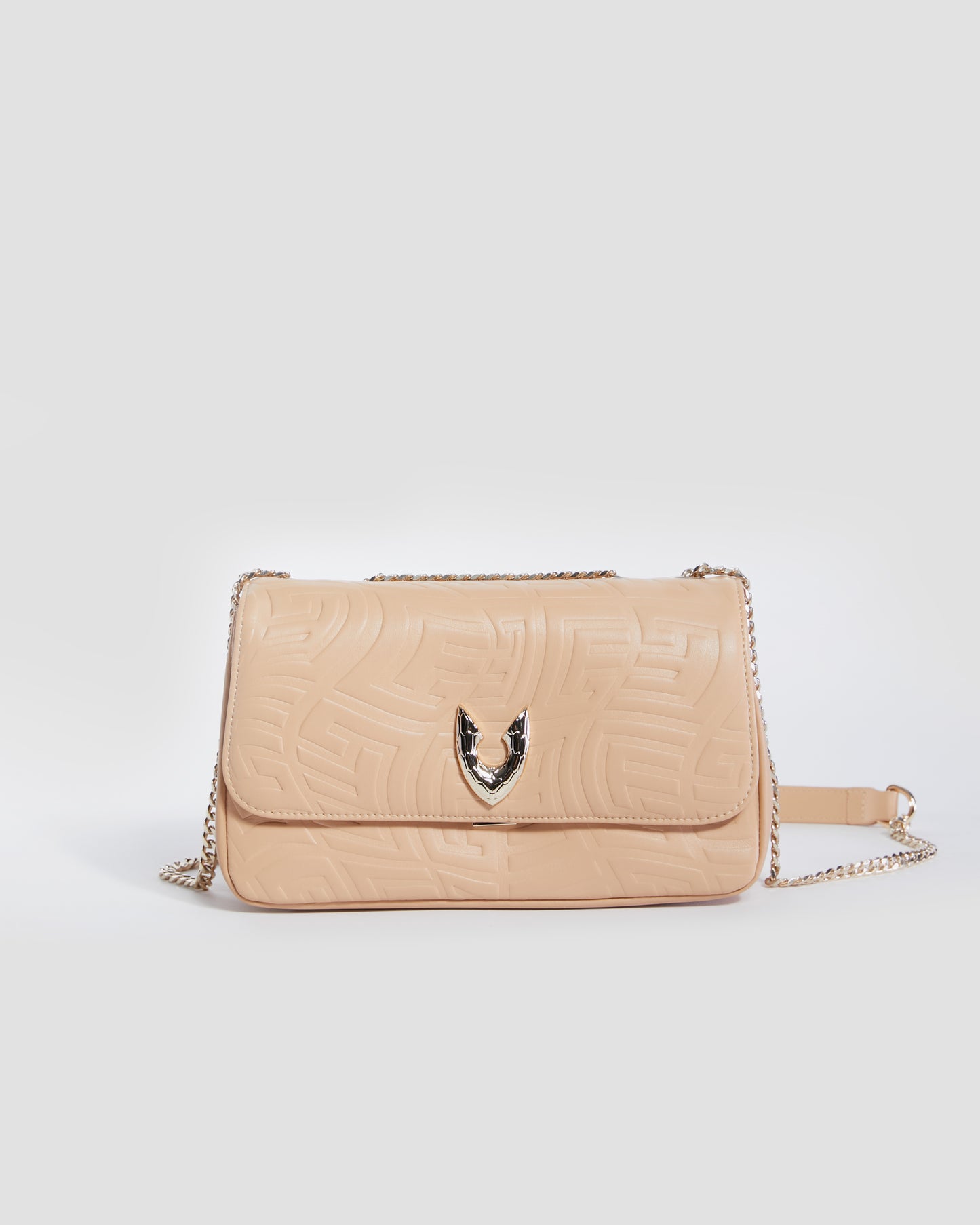 Embossed Convertible Crossbody Bag