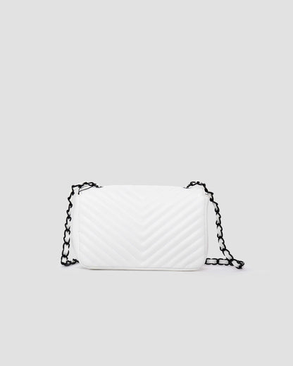 Logo Quilted Crossbody Bag