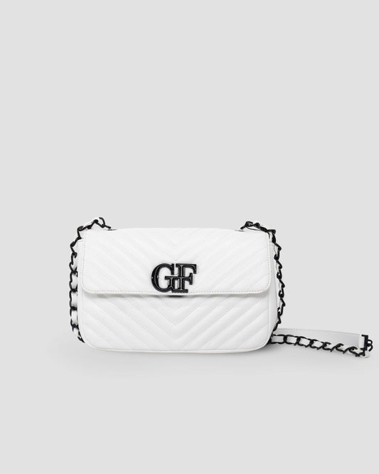 Logo Quilted Crossbody Bag