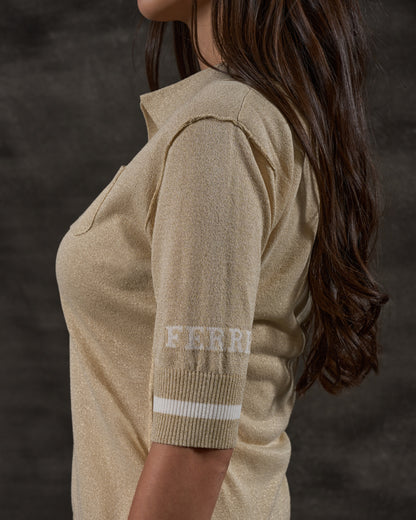 Ferre Knit Polo Top
