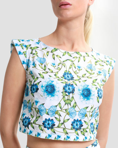 Floral Sleeveless Top
