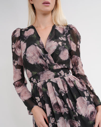 Peony Floral Maxi Dress