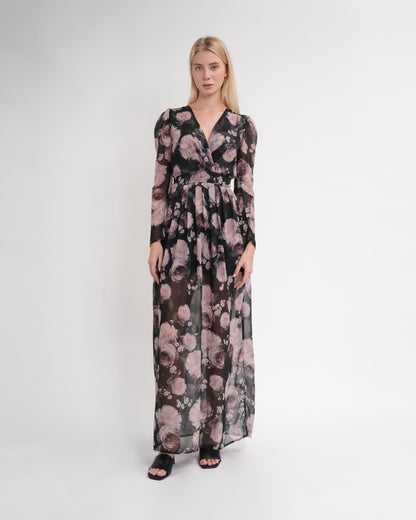 Peony Floral Maxi Dress