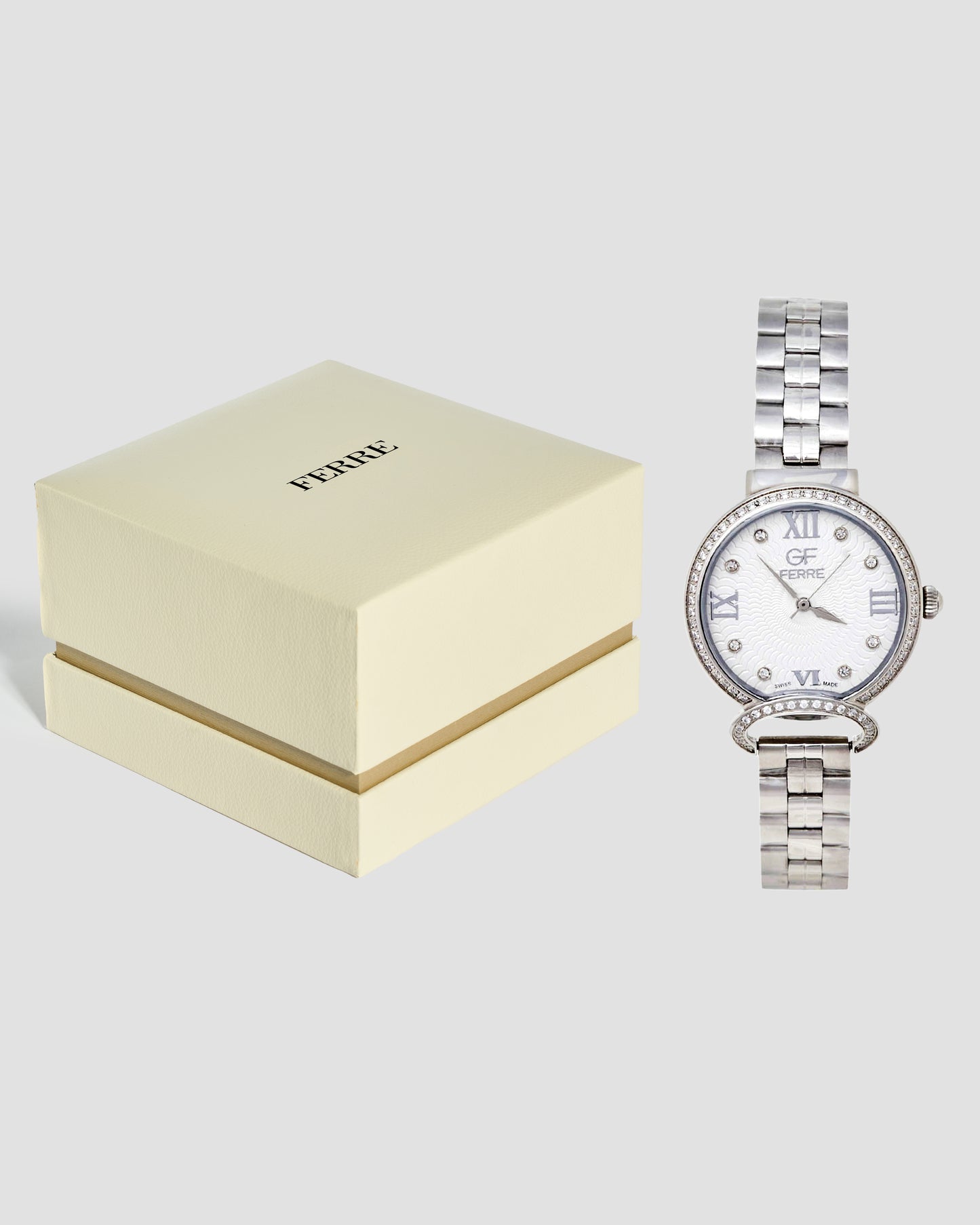 GF Ferre Diamond Silver Watch