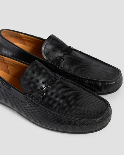 Perforated Monogram Detailed Moccasins