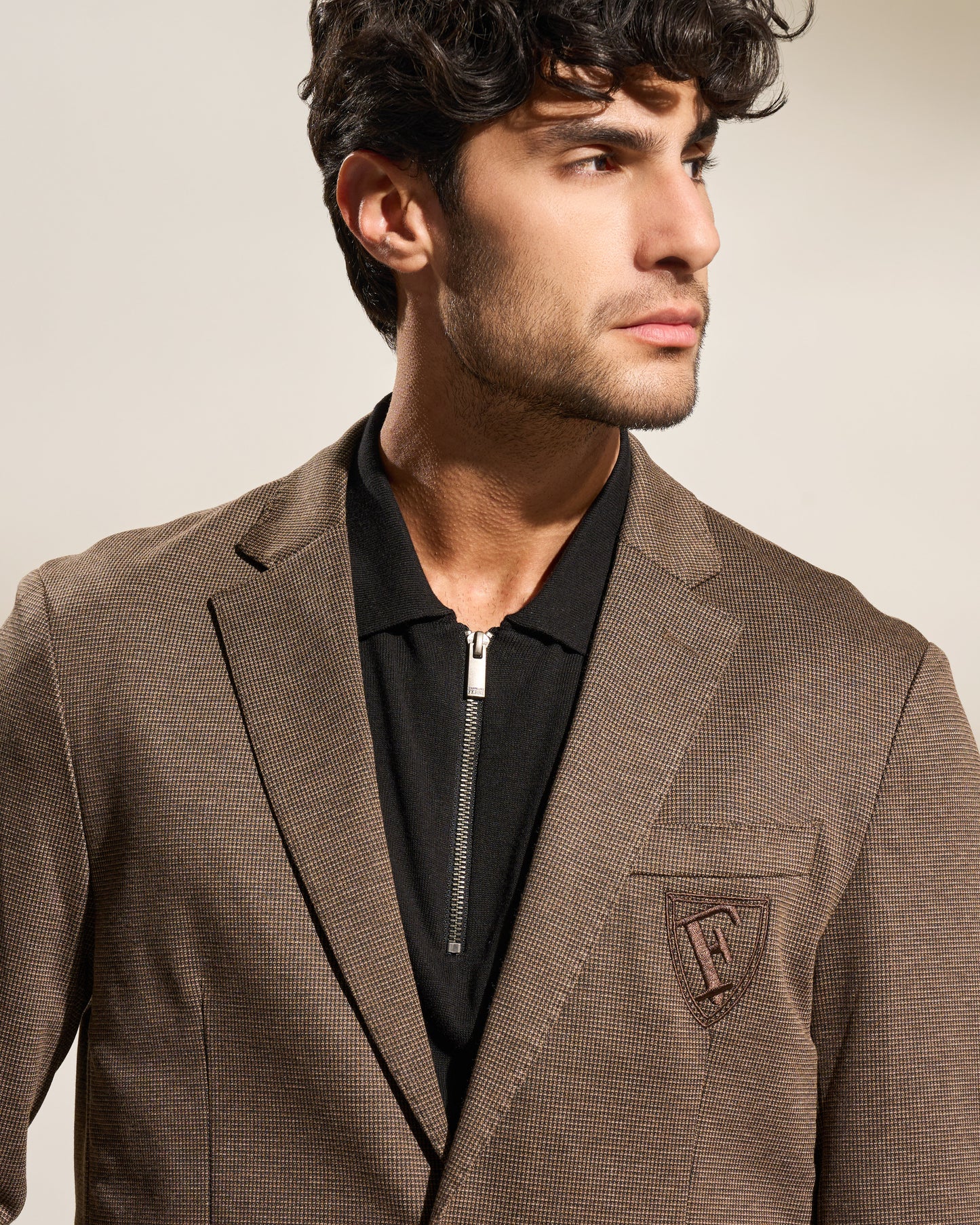 Embroidered Ferre Crest Signature Jacket