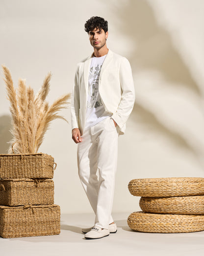 Embroidered Imperial Logo Slim-Fit Jacket