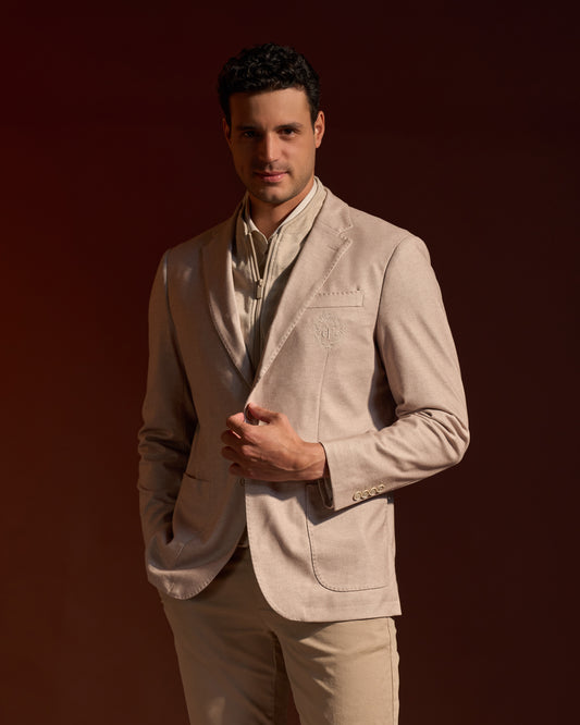 Embroidered GF Logo Slim-Fit Jacket