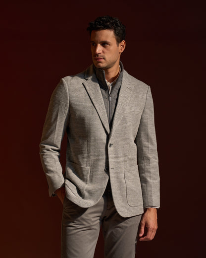 Textured Slim Fit Jacket