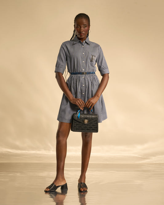Embellished Logo Dress Shirt
