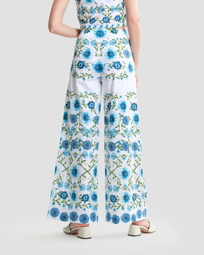 Floral Wide Leg Trouser