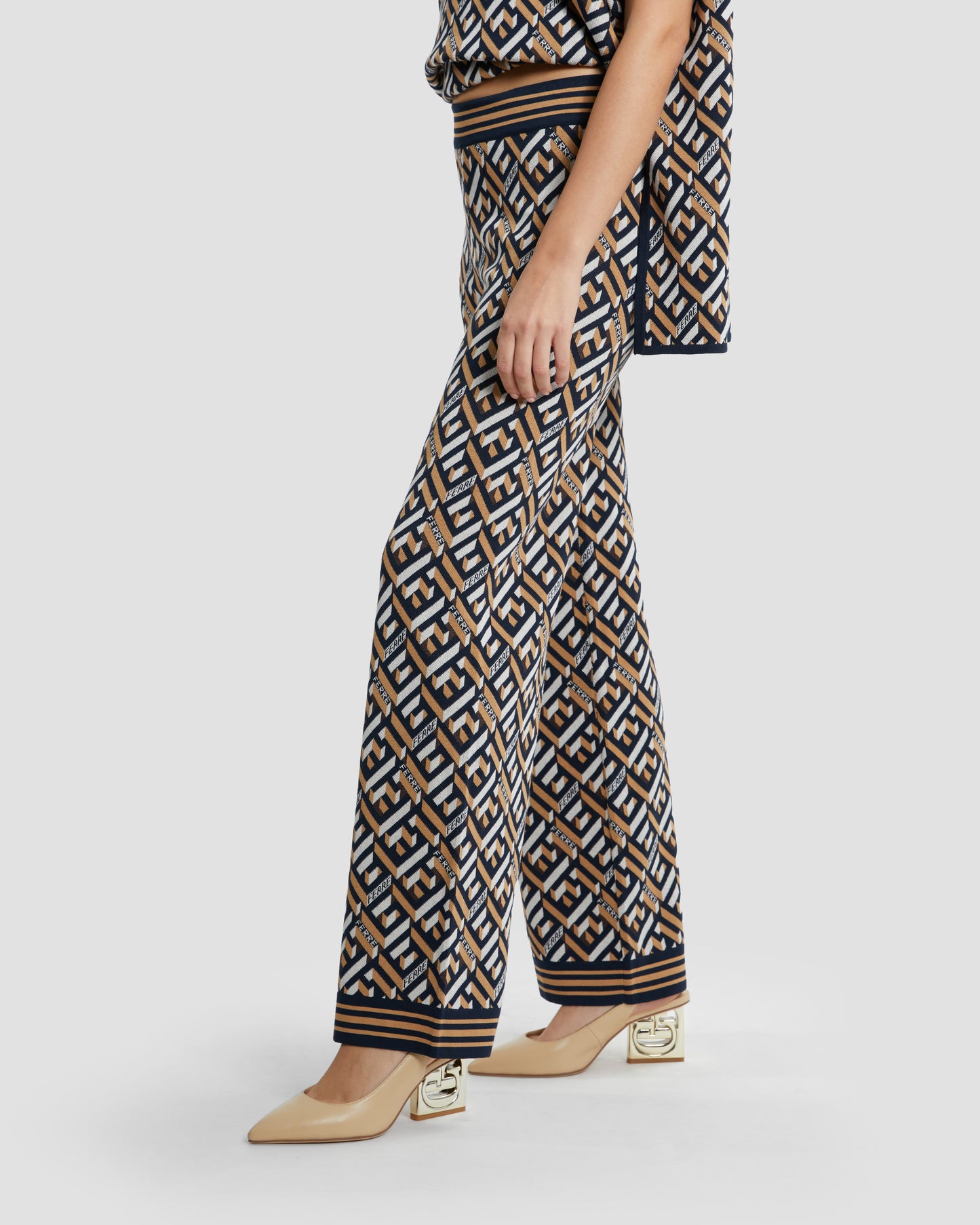 Monogram Flared Pants