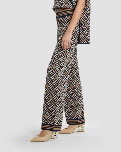 Monogram Flared Pants