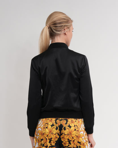 Baroque Print Reversible Bomber Jacket