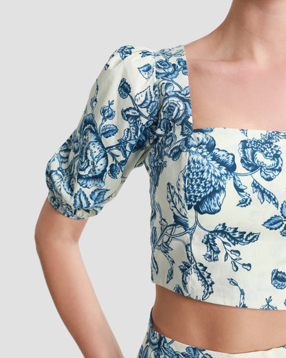 Floral Cotton Top