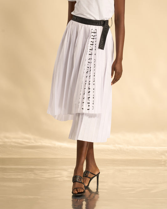 Asymmetrical Pleated Skirt