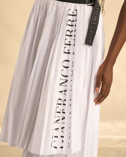 Asymmetrical Pleated Skirt
